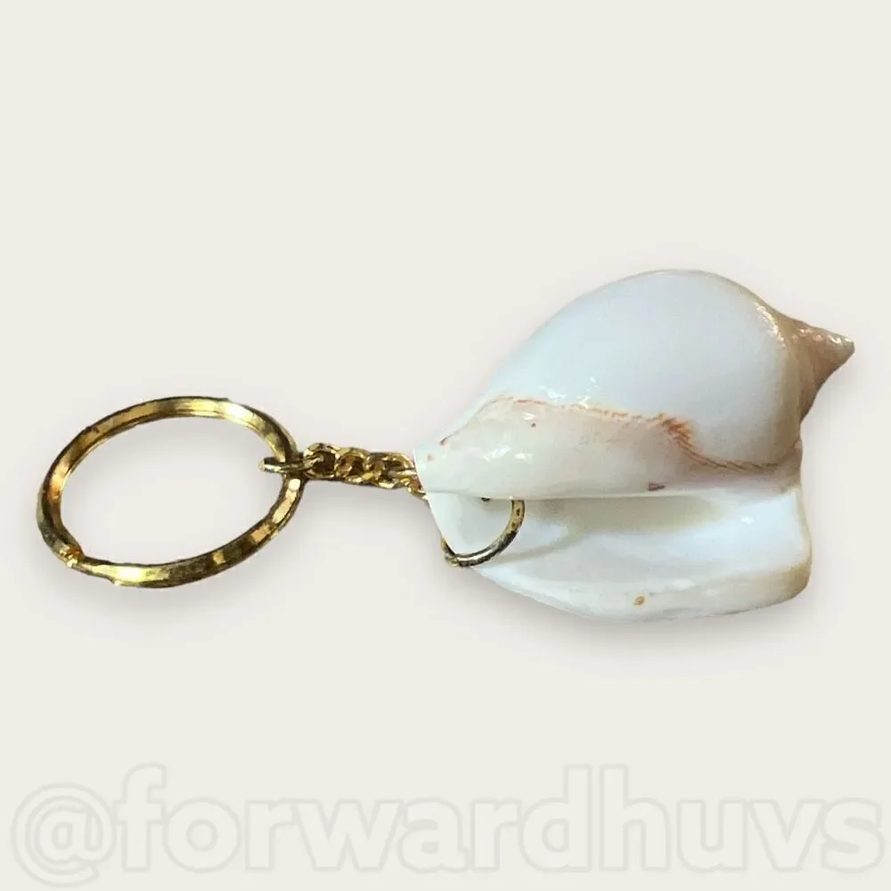 Bundle Sale 3 for $15 | Seashell Mini Conch Shell Keychain
